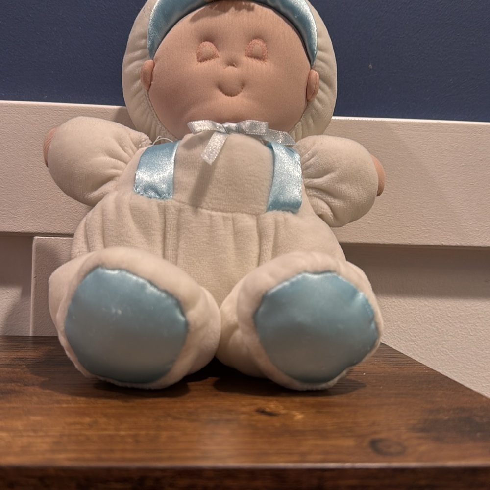 Rare Vintage Eden Sleeping Velour Baby Boy Doll Plush - Picture 6 of 12